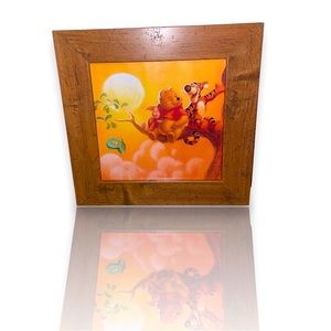 Vintage Disney Winnie The Pooh art print Rare Seasons Summer Nursery Art frame